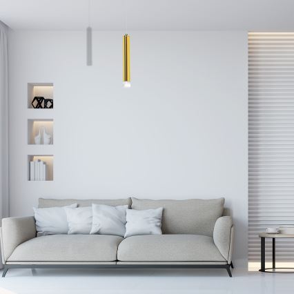 LED-hanglamp aan kabel GOLDIE LED/5W/230V goudkleurig