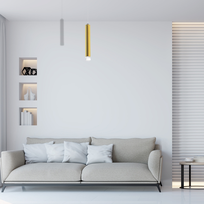 LED-hanglamp aan kabel GOLDIE LED/5W/230V goudkleurig