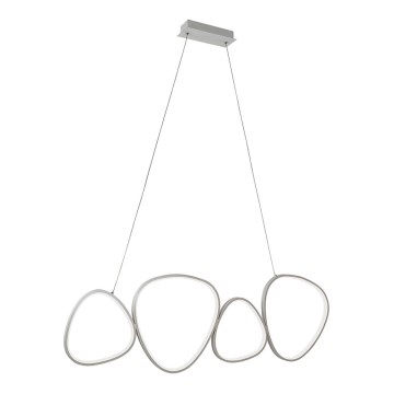 LED-hanglamp aan kabel HELIX LED/50W/230V zilverkleurig