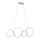 LED-hanglamp aan kabel HELIX LED/50W/230V zilverkleurig