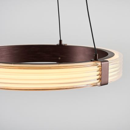 LED-hanglamp aan kabel JESI LED/2W/230V 3000K bruin