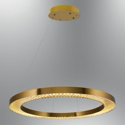 LED-hanglamp aan kabel JESI LED/90W/230V 3000K Ø 100 cm bronskleurig