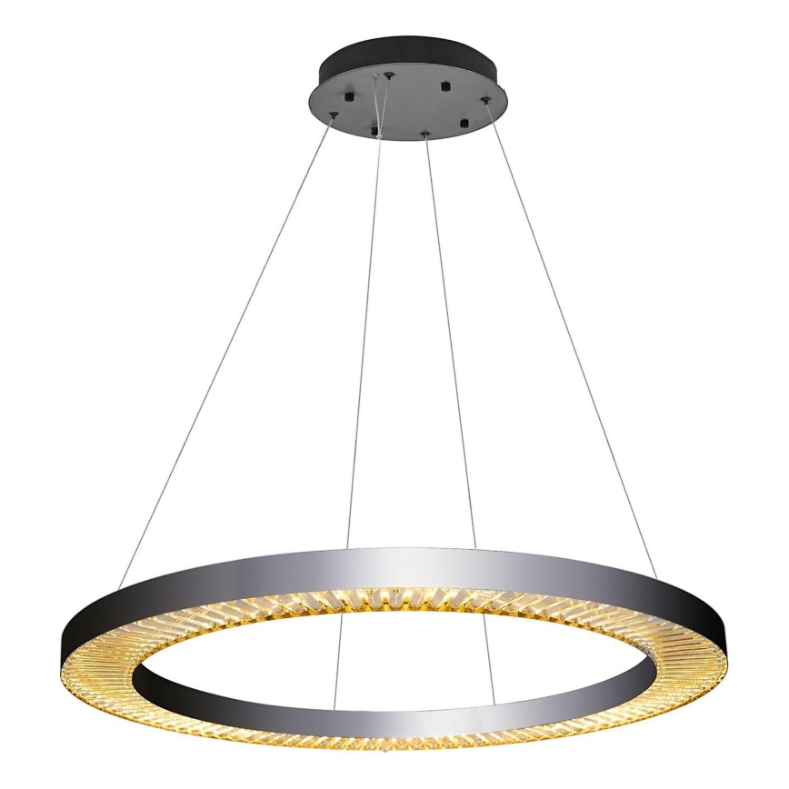 LED-hanglamp aan kabel JESI LED/90W/230V 3000K Ø 100 cm zilverkleurig
