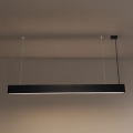 LED hanglamp aan kabel LED/55W/230V 3000/4000/6500K 120 cm zwart