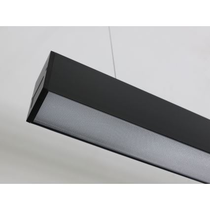 LED hanglamp aan kabel LED/55W/230V 3000/4000/6500K 120 cm zwart