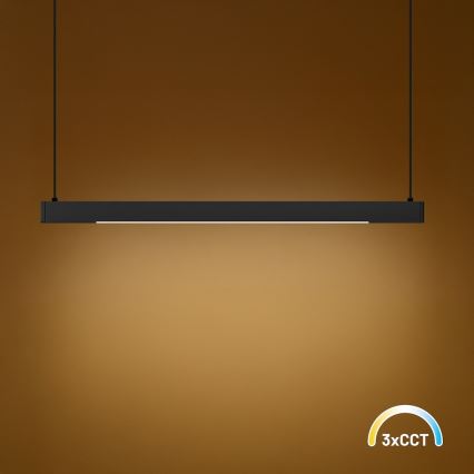 LED-hanglamp aan kabel LINEA LED/36W/230V 3000/4000/5700K CRI 90 zwart