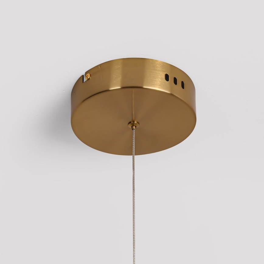 LED-hanglamp aan kabel MELECA LED/24W/230V 3000/4000/6000K 100 cm goud