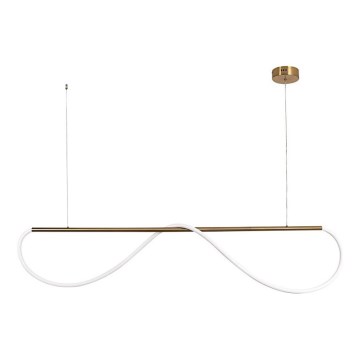 LED-hanglamp aan kabel MELECA LED/36W/230V 3000/4000/6000K 160 cm goudkleurig