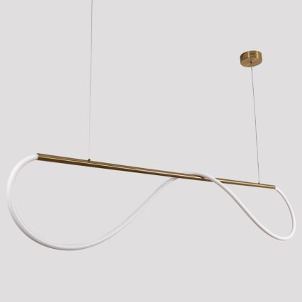 LED-hanglamp aan kabel MELECA LED/36W/230V 3000/4000/6000K 160 cm goudkleurig