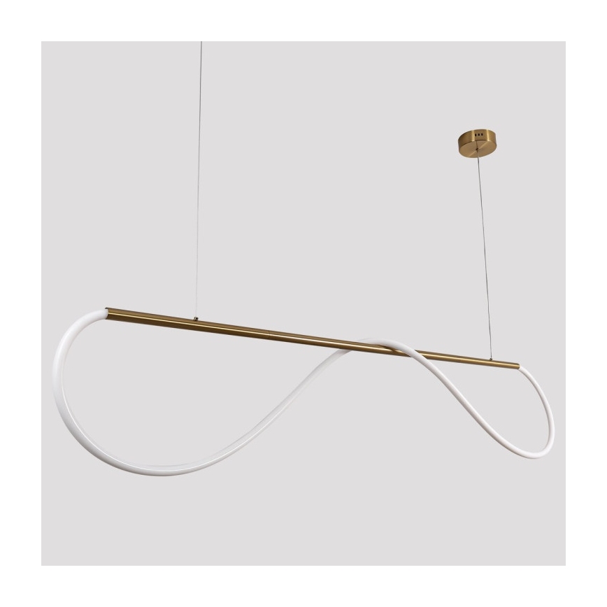 LED-hanglamp aan kabel MELECA LED/36W/230V 3000/4000/6000K 160 cm goudkleurig