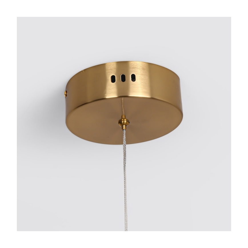 LED-hanglamp aan kabel MELECA LED/36W/230V 3000/4000/6000K 160 cm goudkleurig