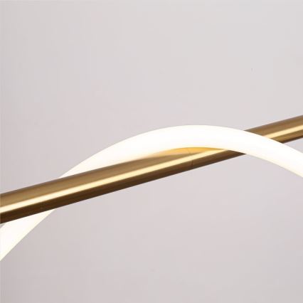 LED-hanglamp aan kabel MELECA LED/36W/230V 3000/4000/6000K 160 cm goudkleurig