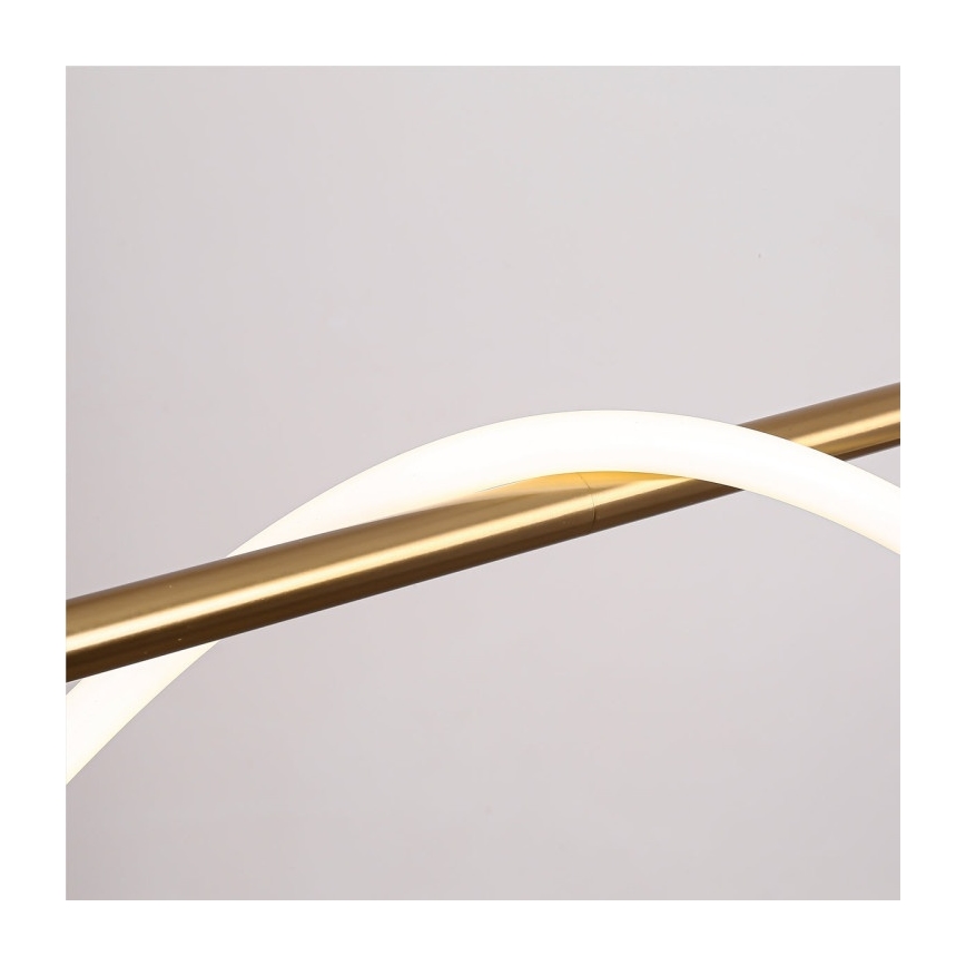 LED-hanglamp aan kabel MELECA LED/36W/230V 3000/4000/6000K 160 cm goudkleurig