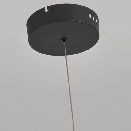 LED-hanglamp aan kabel MELECA LED/36W/230V 3000/4000/6000K 160 cm zwart