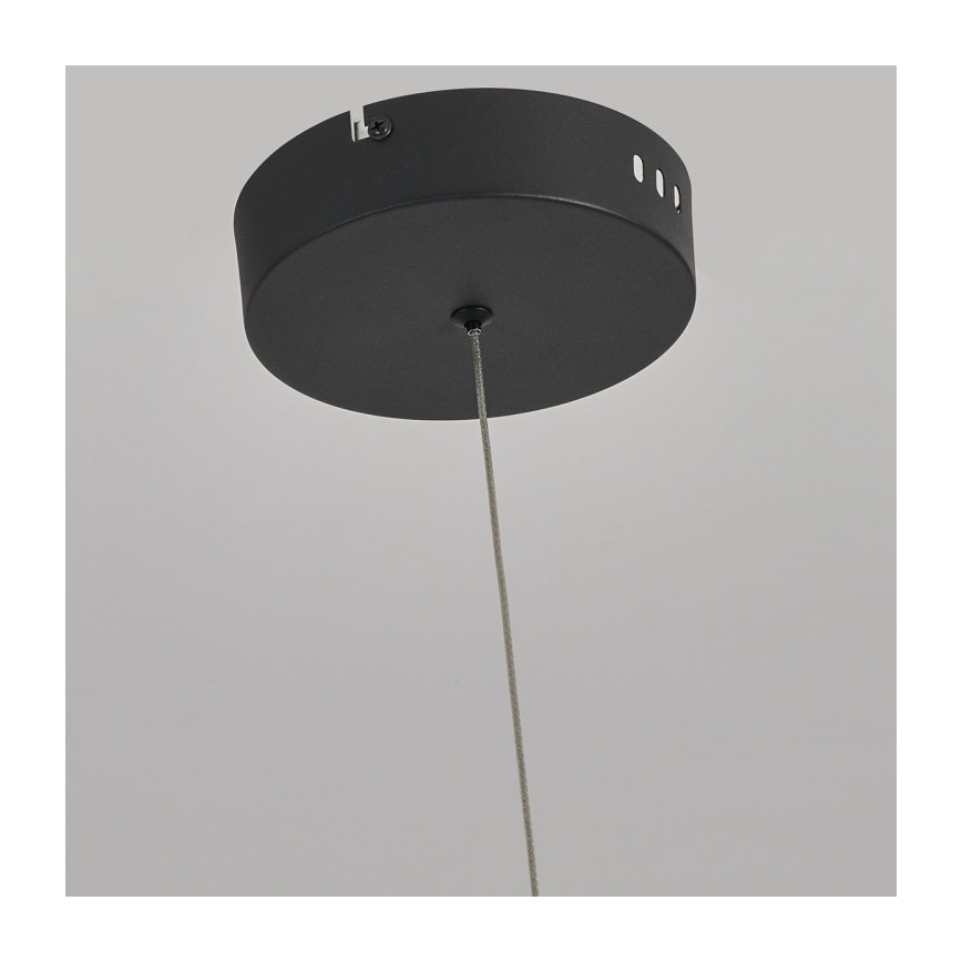 LED-hanglamp aan kabel MELECA LED/36W/230V 3000/4000/6000K 160 cm zwart