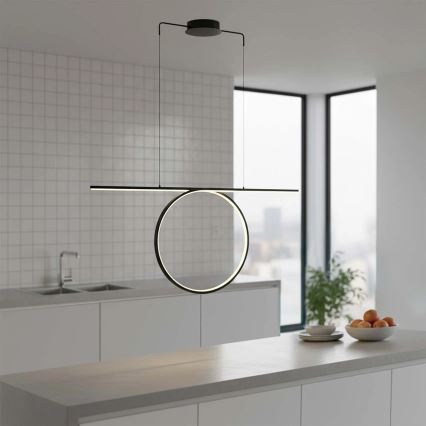 LED-hanglamp aan kabel ODETTA LED/42W/230V 4000K zwart