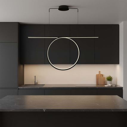 LED-hanglamp aan kabel ODETTA LED/42W/230V 4000K zwart