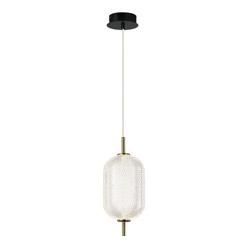 LED-hanglamp aan kabel PELLUCID LED/11W/230V goud/helder