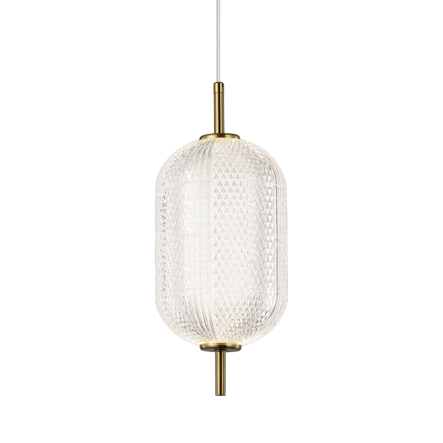 LED-hanglamp aan kabel PELLUCID LED/11W/230V goud/helder
