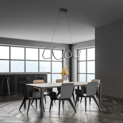 LED-hanglamp aan kabel PETRA LED/48W/230V 4000K zwart