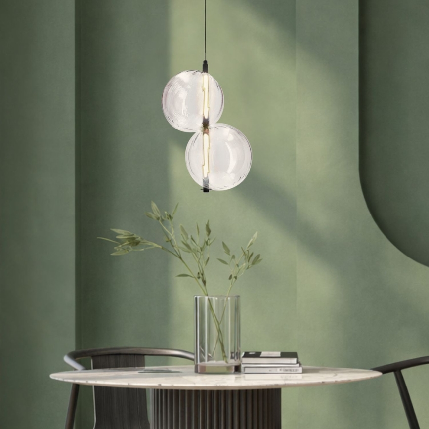 LED-hanglamp aan kabel PLAYA LED/10W/230V, zwart