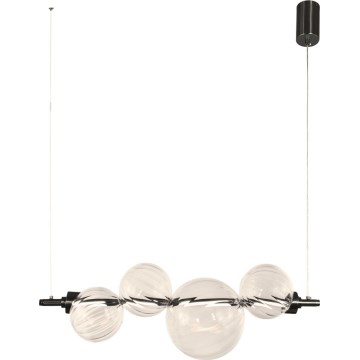 LED-hanglamp aan kabel PLAYA LED/12W/230V zwart