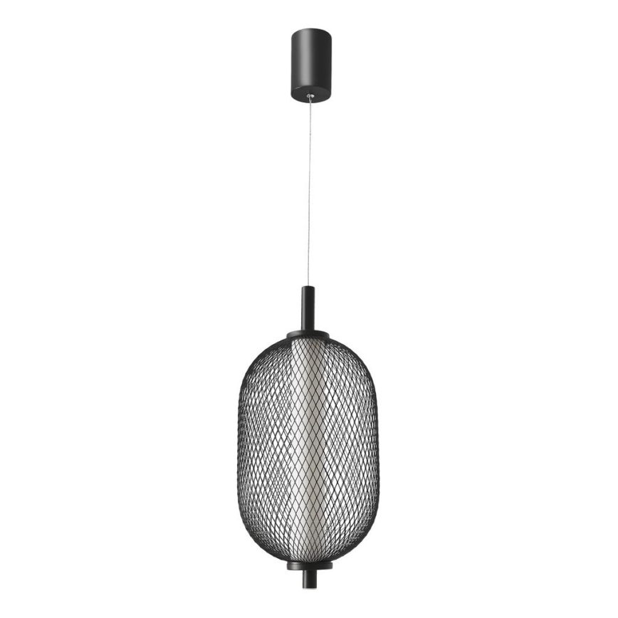 LED-hanglamp aan kabel PUMA LED/10W/230V Ø 15 cm zwart