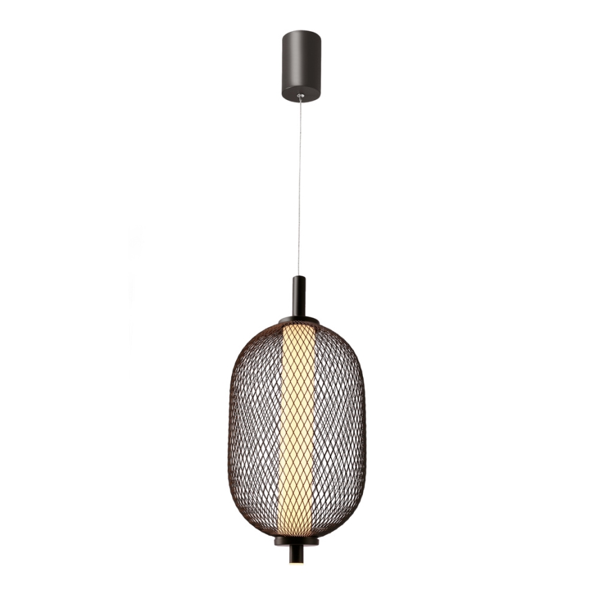 LED-hanglamp aan kabel PUMA LED/10W/230V Ø 15 cm zwart