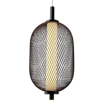 LED-hanglamp aan kabel PUMA LED/10W/230V Ø 15 cm zwart