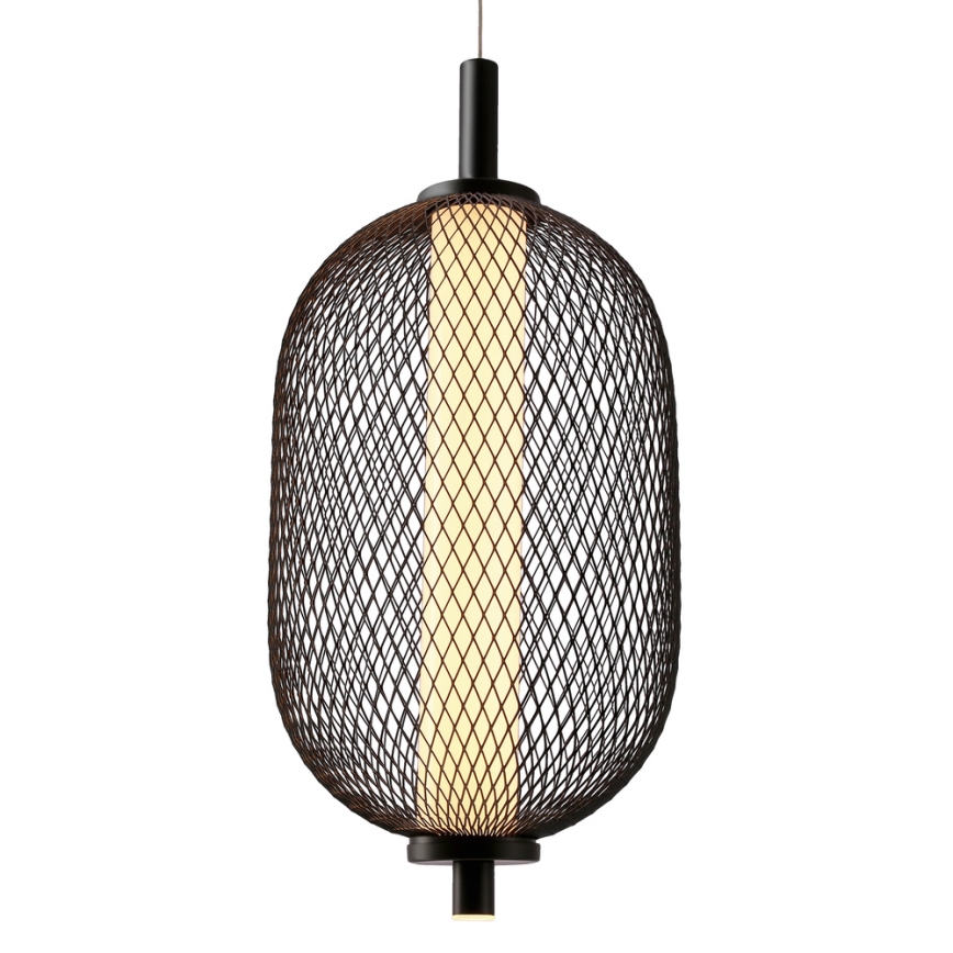 LED-hanglamp aan kabel PUMA LED/10W/230V Ø 15 cm zwart