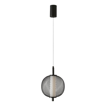 LED-hanglamp aan kabel PUMA LED/10W/230V Ø 20 cm zwart