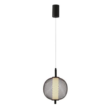 LED-hanglamp aan kabel PUMA LED/10W/230V Ø 20 cm zwart