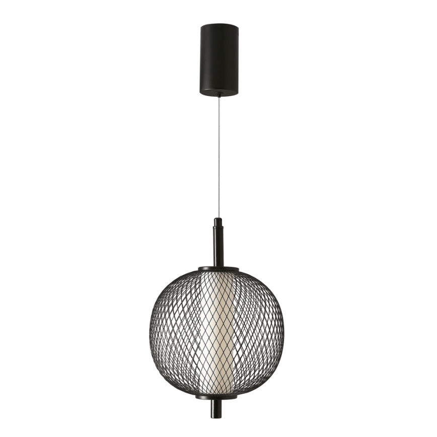 LED-hanglamp aan kabel PUMA LED/10W/230V Ø 20 cm zwart