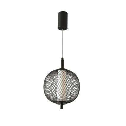LED-hanglamp aan kabel PUMA LED/10W/230V Ø 20 cm zwart