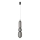LED-hanglamp aan kabel PUMA LED/15W/230V Ø 14 cm zwart