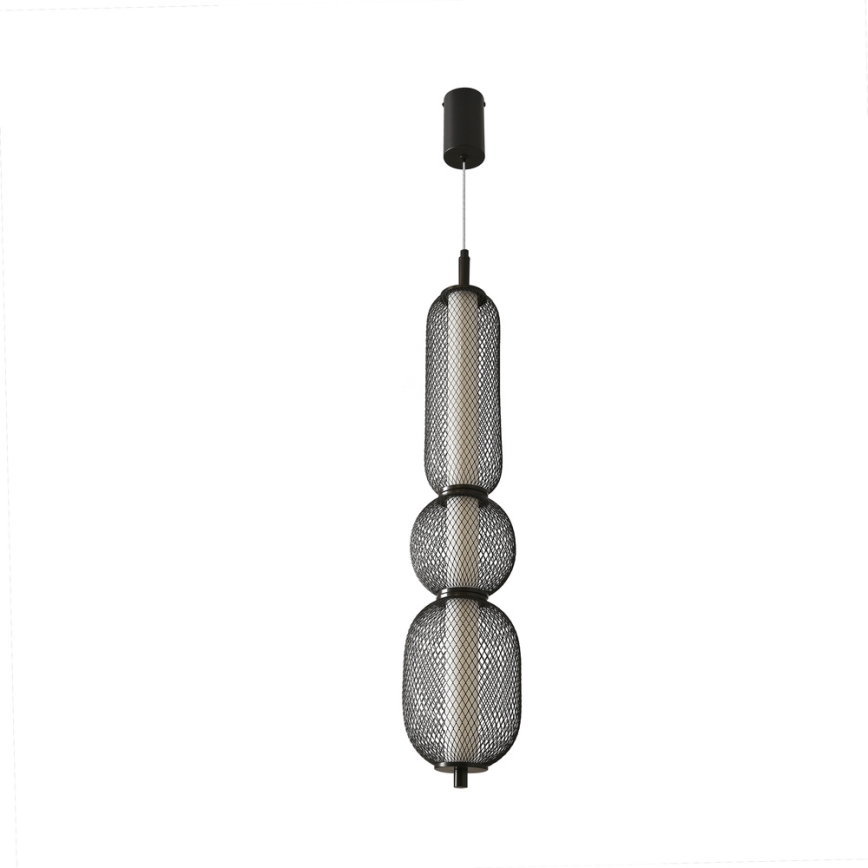 LED-hanglamp aan kabel PUMA LED/15W/230V Ø 14 cm zwart