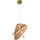 LED-hanglamp aan kabel RELAX LED/15W/230V goud/gerookt bruin