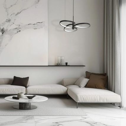 LED-hanglamp aan kabel RIBBON LED/25W/230V 4000K zwart