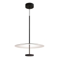 LED-hanglamp aan kabel ROSS LED/13W/230V zwart/wit