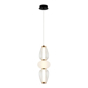 LED-hanglamp aan kabel SHINY LED/17W/230V wit/goud