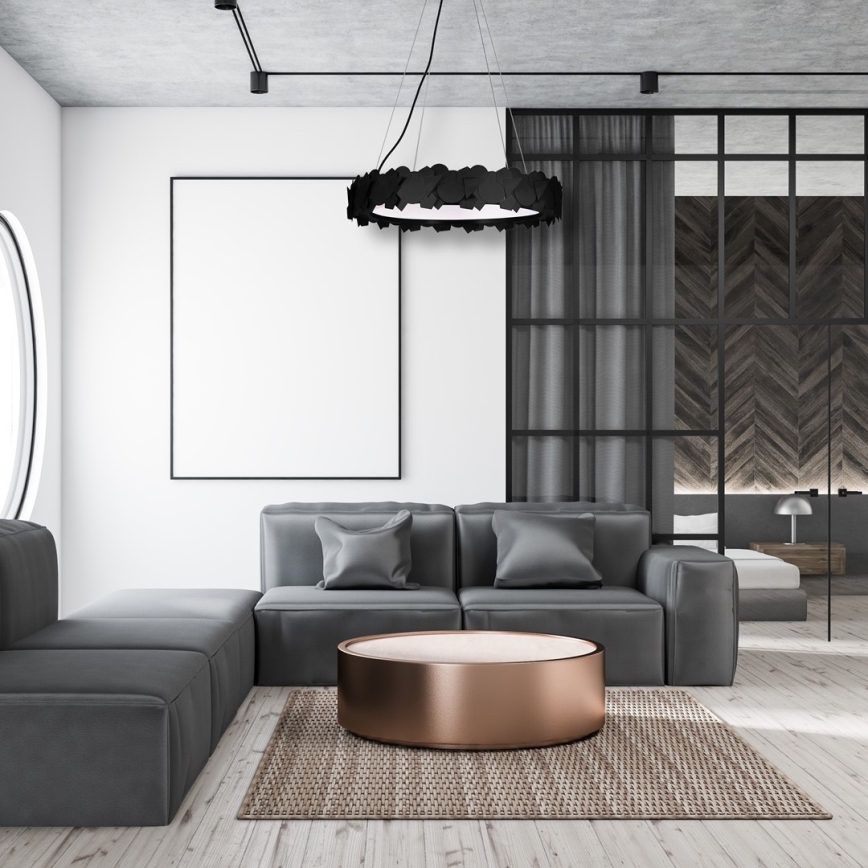 LED-hanglamp aan kabel SOHO LED/24W/230V zwart