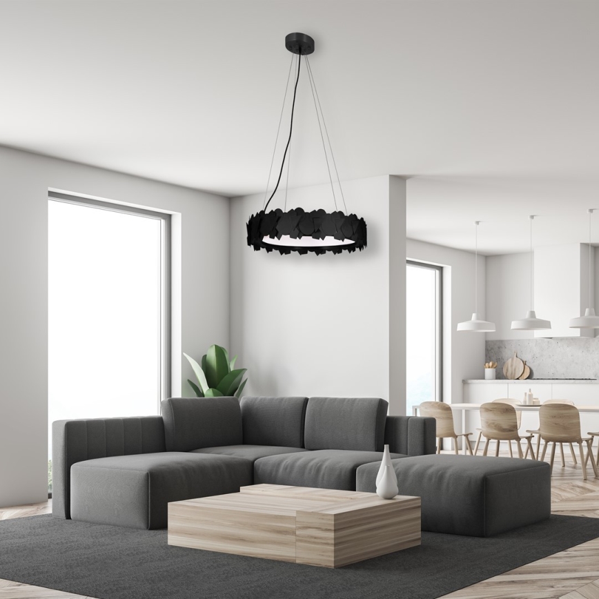 LED-hanglamp aan kabel SOHO LED/24W/230V zwart