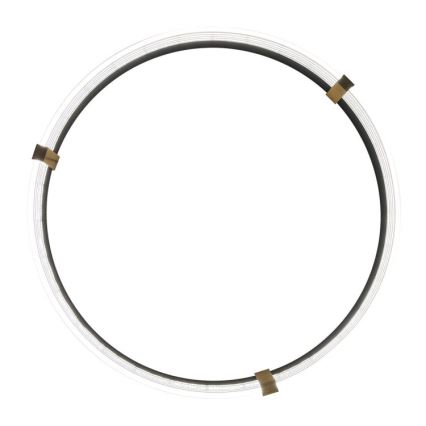 LED-hanglamp aan kabel TRIANGLE LED/40W/230V 3000/4000/6000K Ø 60 cm zwart
