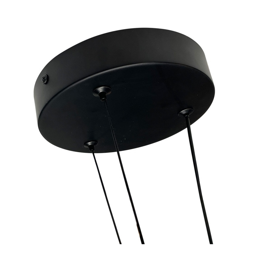 LED-hanglamp aan kabel TRIANGLE LED/40W/230V 3000/4000/6000K Ø 60 cm zwart