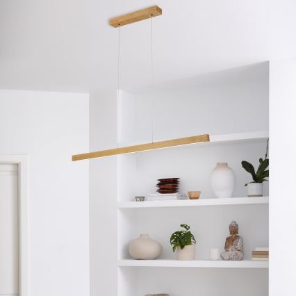 LED-hanglamp aan kabel VERDE LED/18W/230V 3000K 106 cm eiken