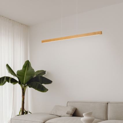 LED-hanglamp aan kabel VERDE LED/18W/230V 3000K 106 cm eiken