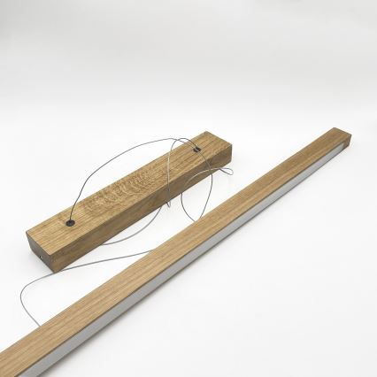 LED-hanglamp aan kabel VERDE LED/18W/230V 3000K 106 cm eiken