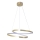 LED-hanglamp aan kabel ZEFIRA LED/40W/230V 4000K Ø 50 cm goudkleurig