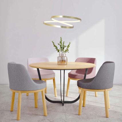 LED-hanglamp aan kabel ZEFIRA LED/40W/230V 4000K Ø 50 cm goudkleurig