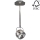 LED Hanglamp aan koord BALL 1xGU10/5W/230V - FSC-gecertificeerd